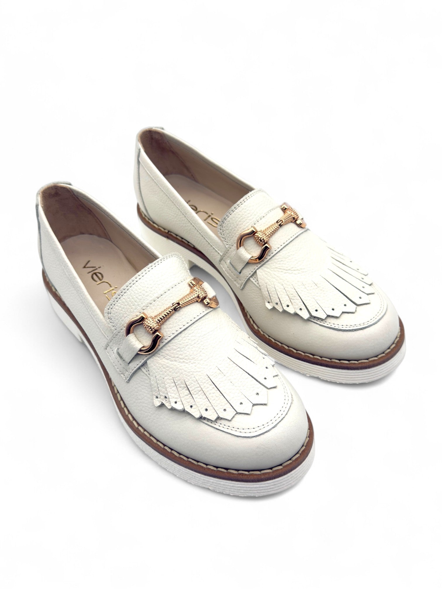 Cortessa Kırık Beyaz Hakiki Deri Casual Kadın Loafer