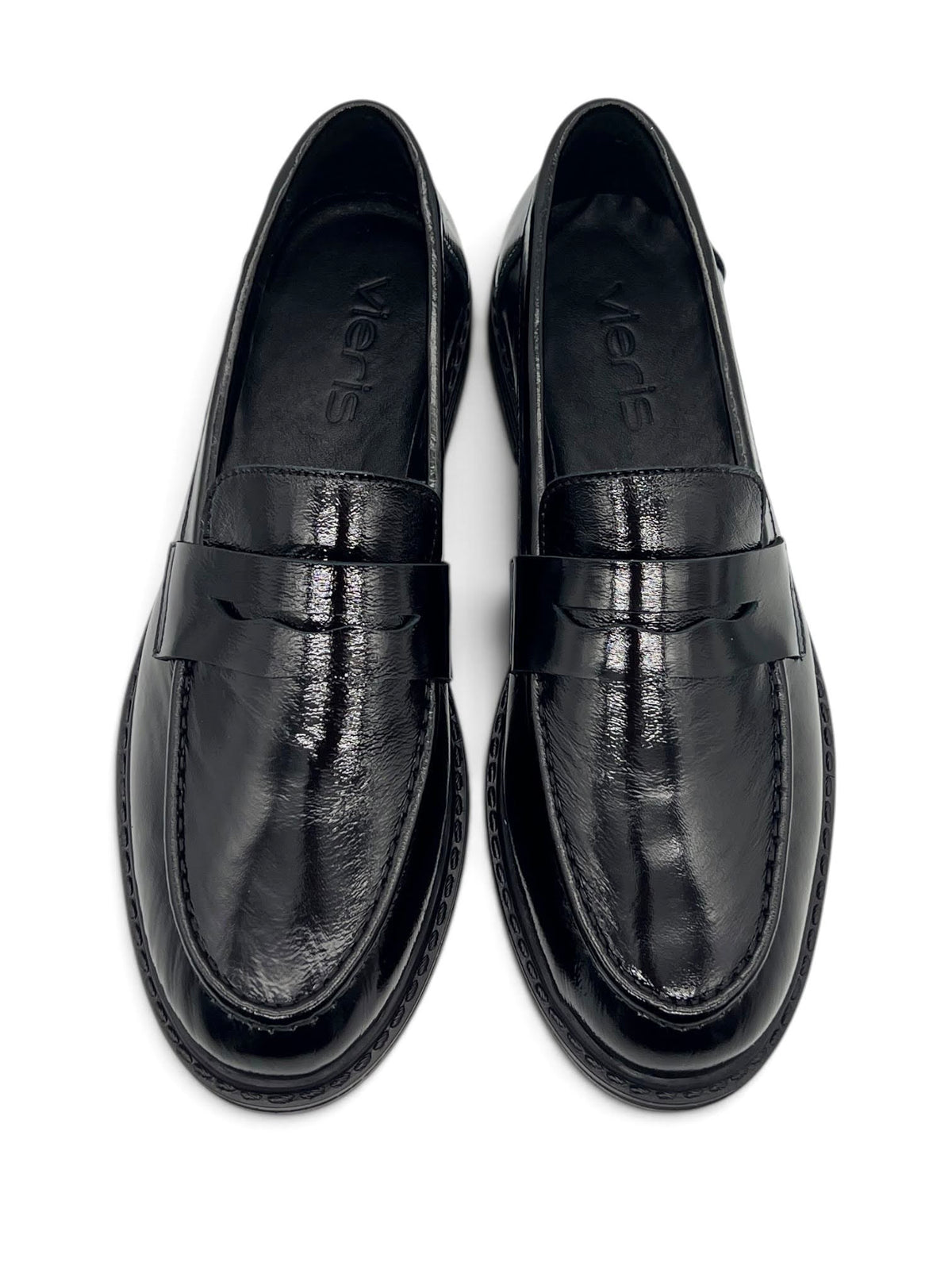 Siyah Rugan Hakiki Deri Maskülen Kadın Loafer (36 26351)