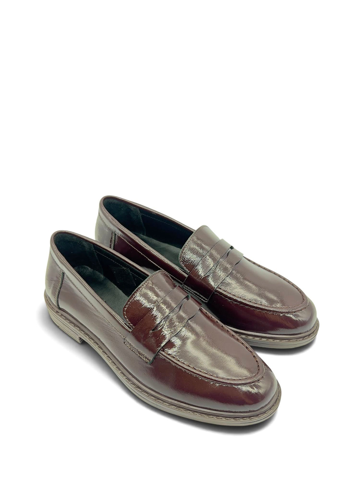 Bordo Rugan Hakiki Deri Maskülen Kadın Loafer (36 26351)