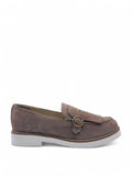 Braven Açık Vizon Süet Hakiki Deri Casual Kadın Loafer