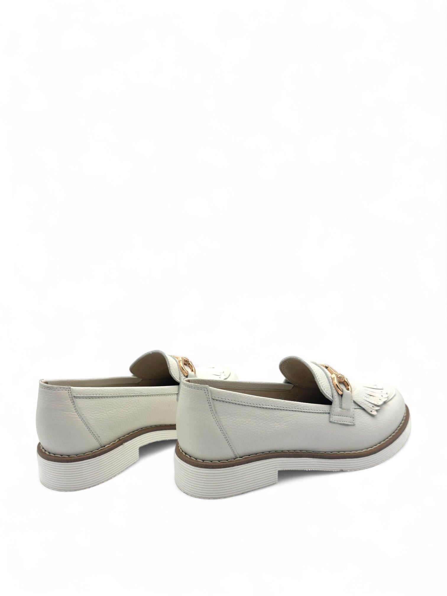 Cortessa Kırık Beyaz Hakiki Deri Casual Kadın Loafer