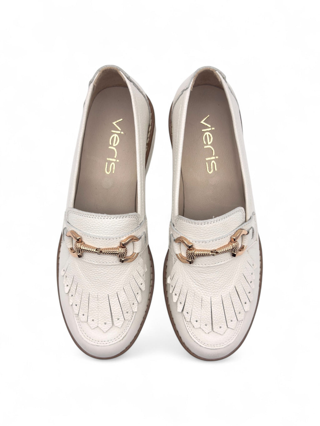 Cortessa Kırık Beyaz Hakiki Deri Casual Kadın Loafer