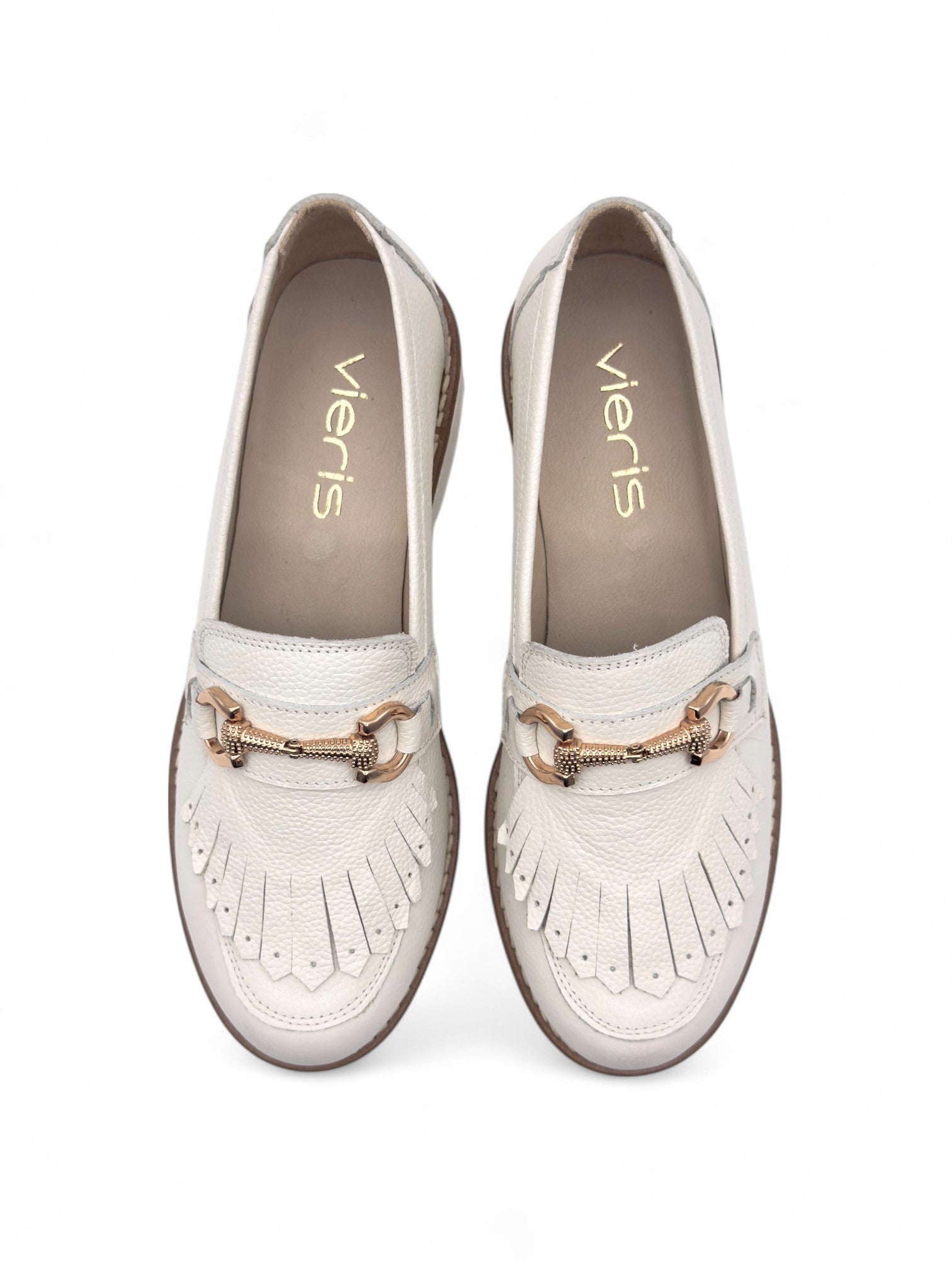 Cortessa Kırık Beyaz Hakiki Deri Casual Kadın Loafer