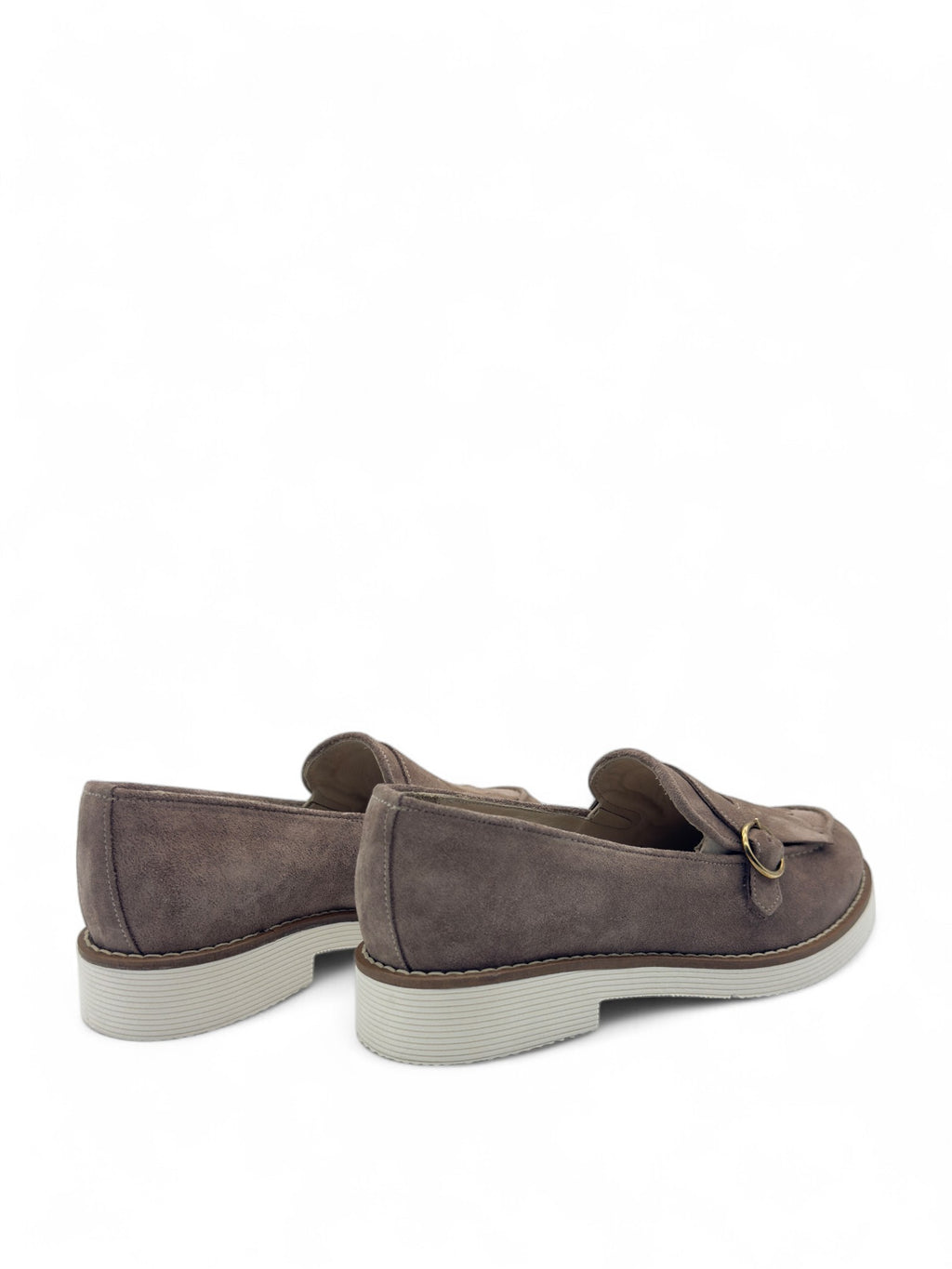 Braven Açık Vizon Süet Hakiki Deri Casual Kadın Loafer