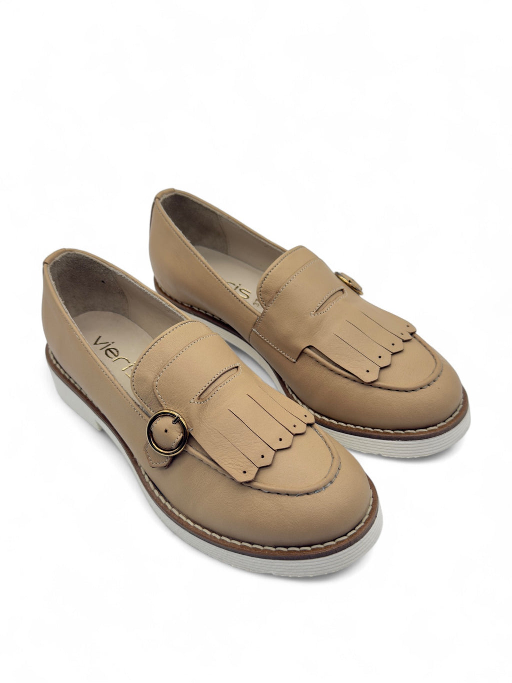 Braven Nude Hakiki Deri Casual Kadın Loafer