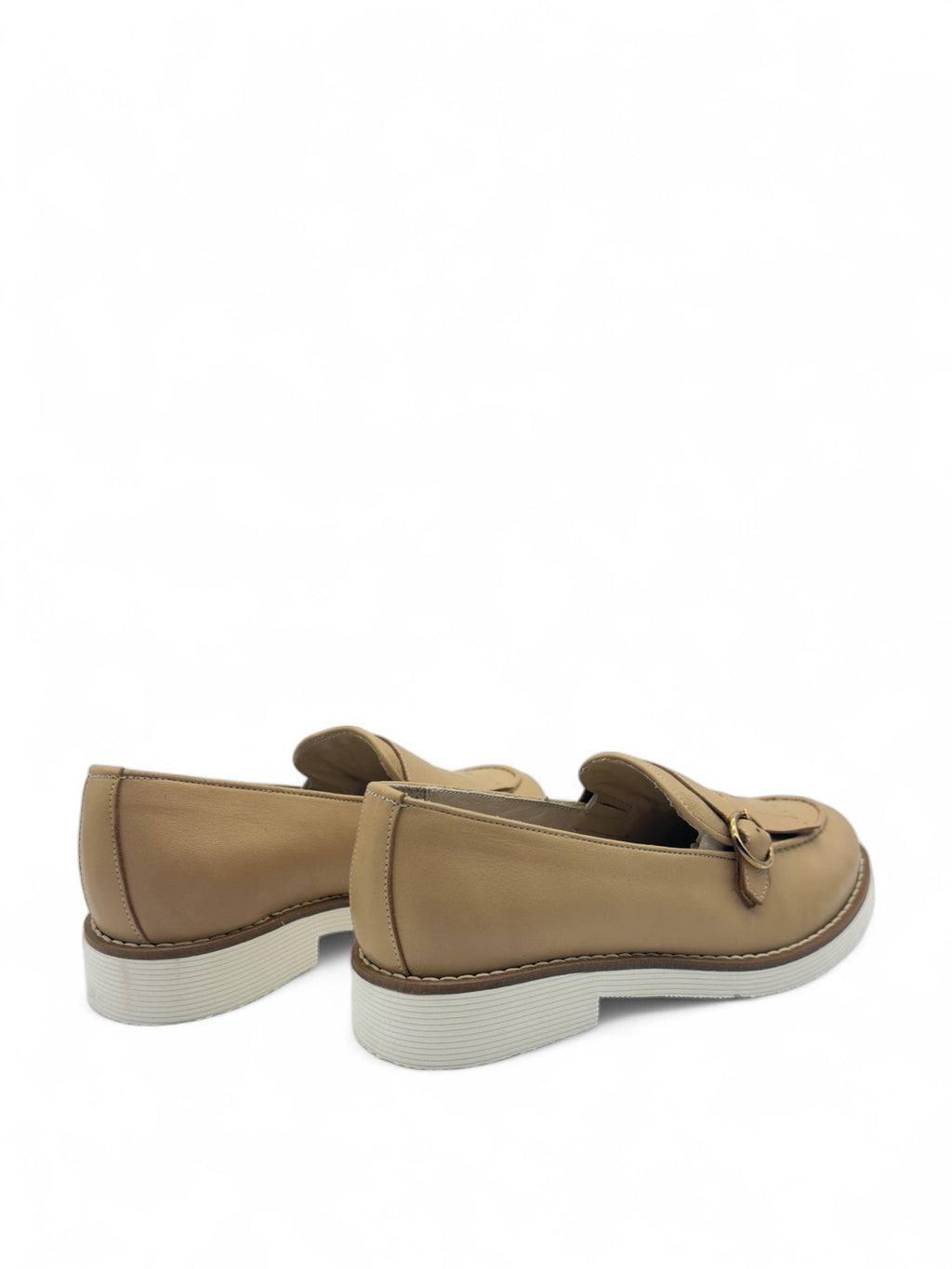 Braven Nude Hakiki Deri Casual Kadın Loafer