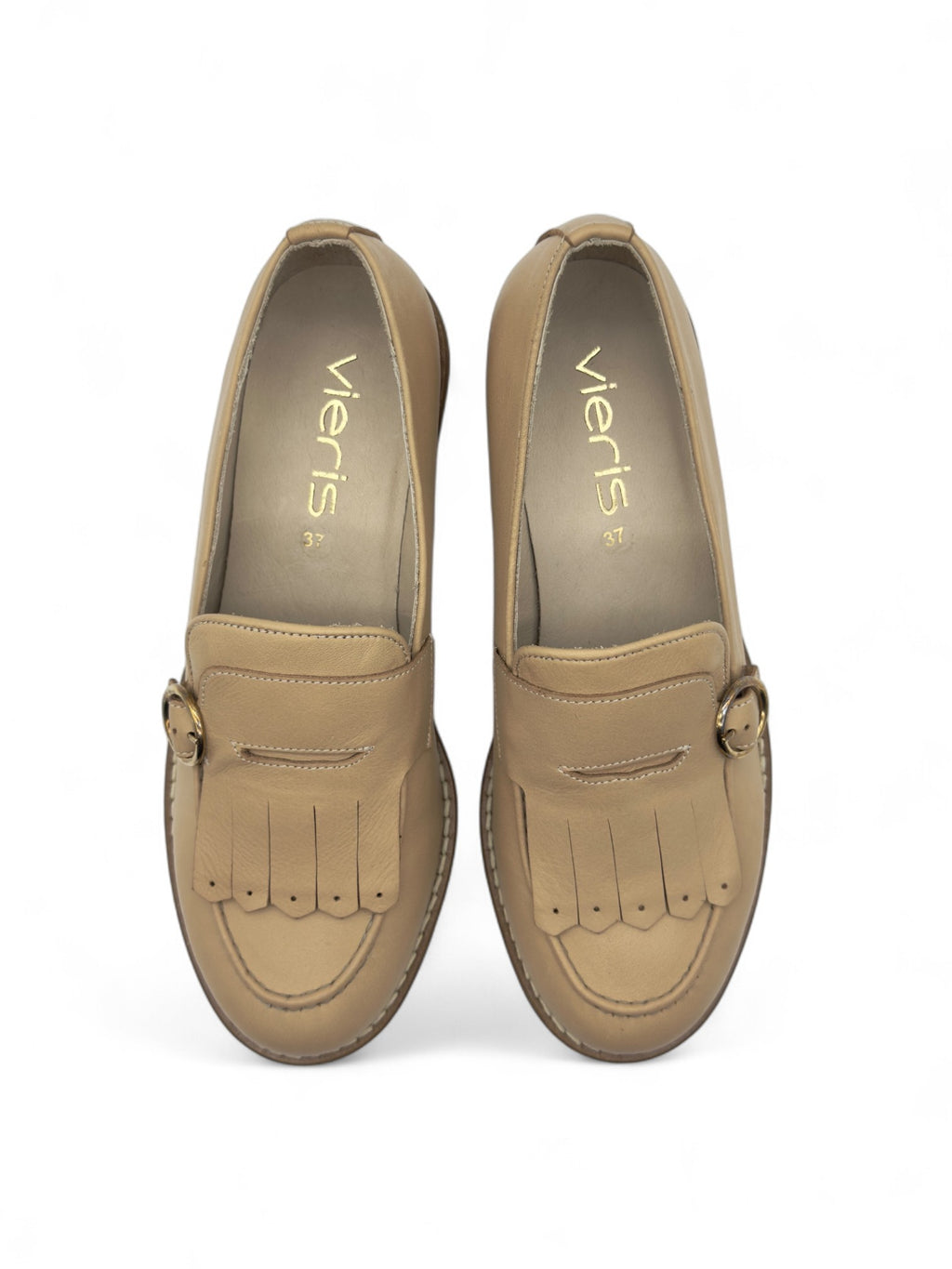 Braven Nude Hakiki Deri Casual Kadın Loafer