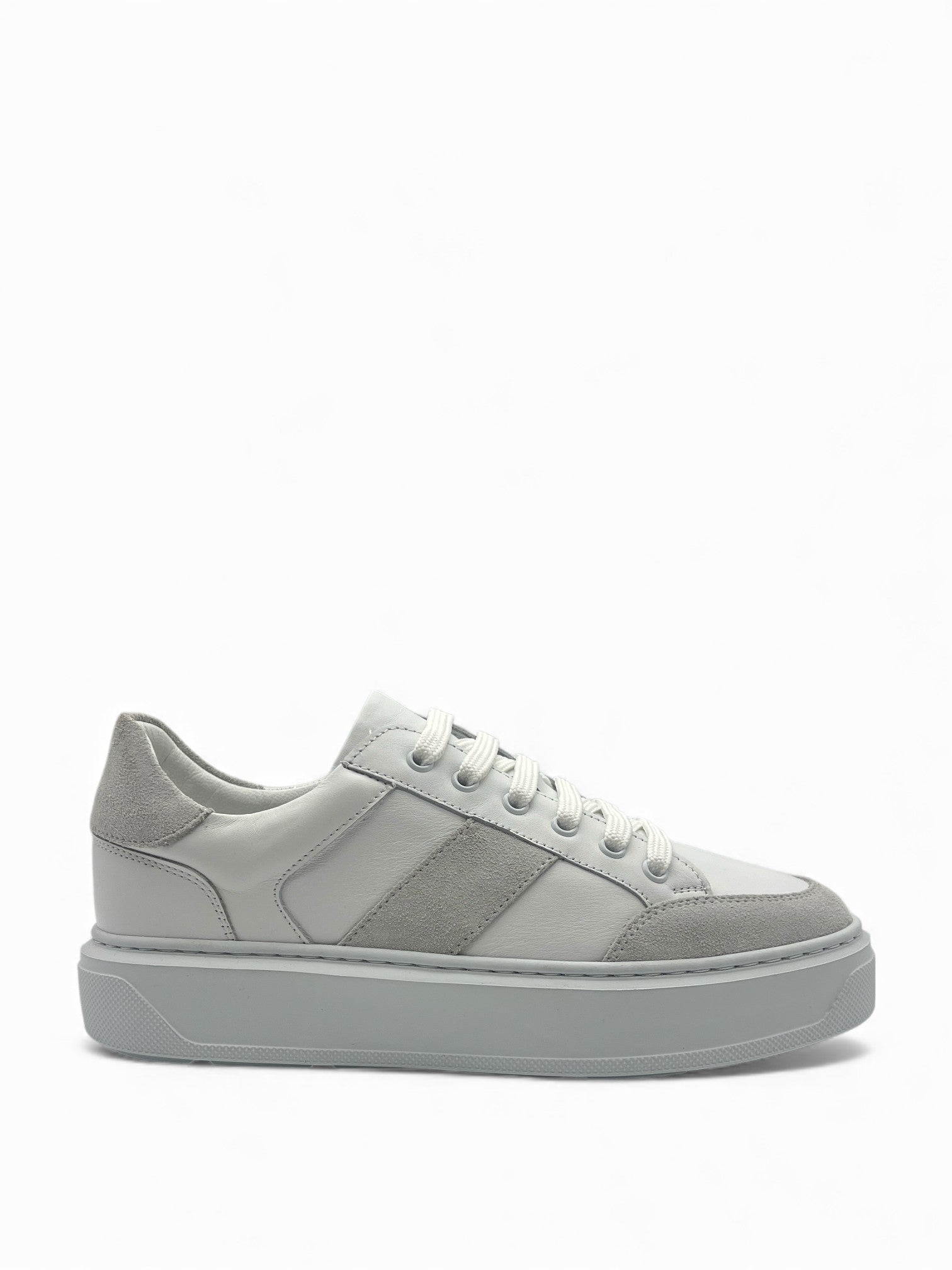 Celestia Hakiki Deri Basic Beyaz Kadın Sneaker