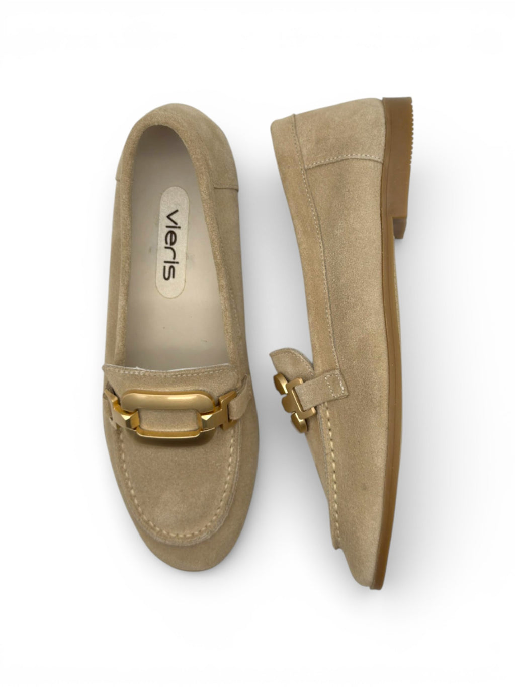 Clara Vizon Süet Hakiki Deri Aksesuar Detaylı Kadın Loafer (202507)