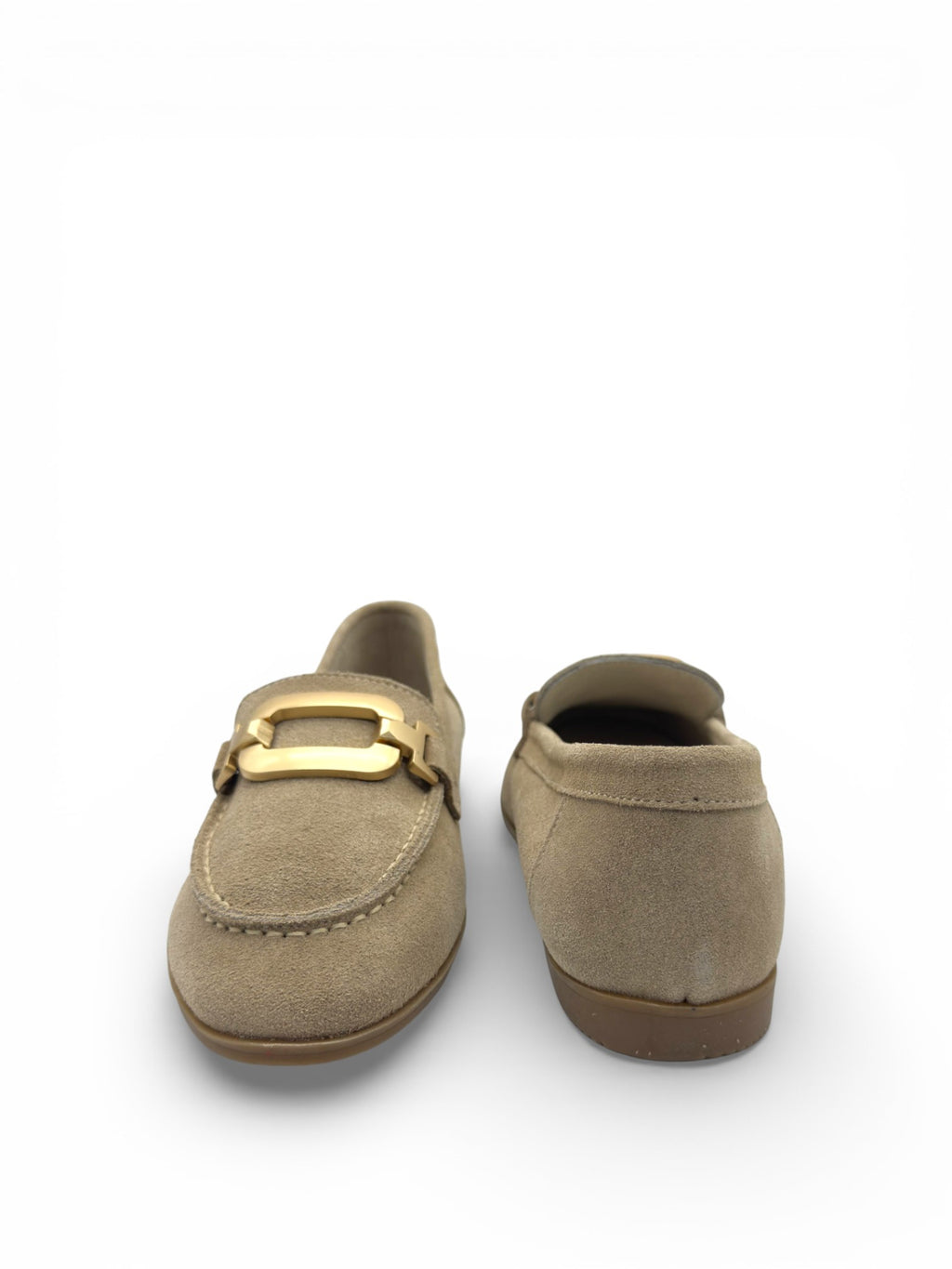 Clara Vizon Süet Hakiki Deri Aksesuar Detaylı Kadın Loafer (202507)