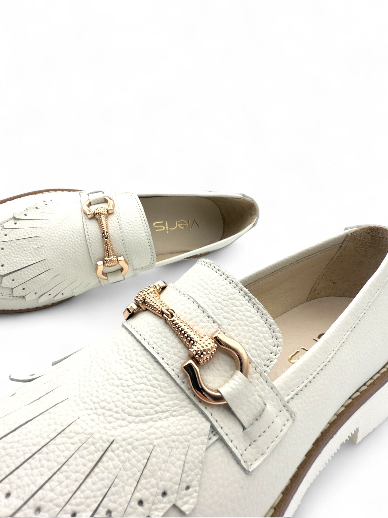Cortessa Kırık Beyaz Hakiki Deri Casual Kadın Loafer