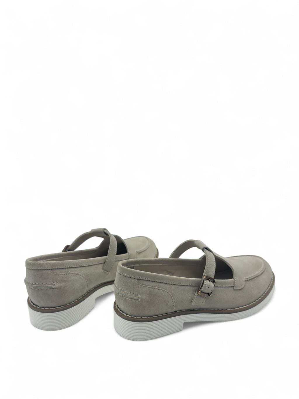 Javelle Bej Süet Hakiki Deri Casual Kadın Loafer