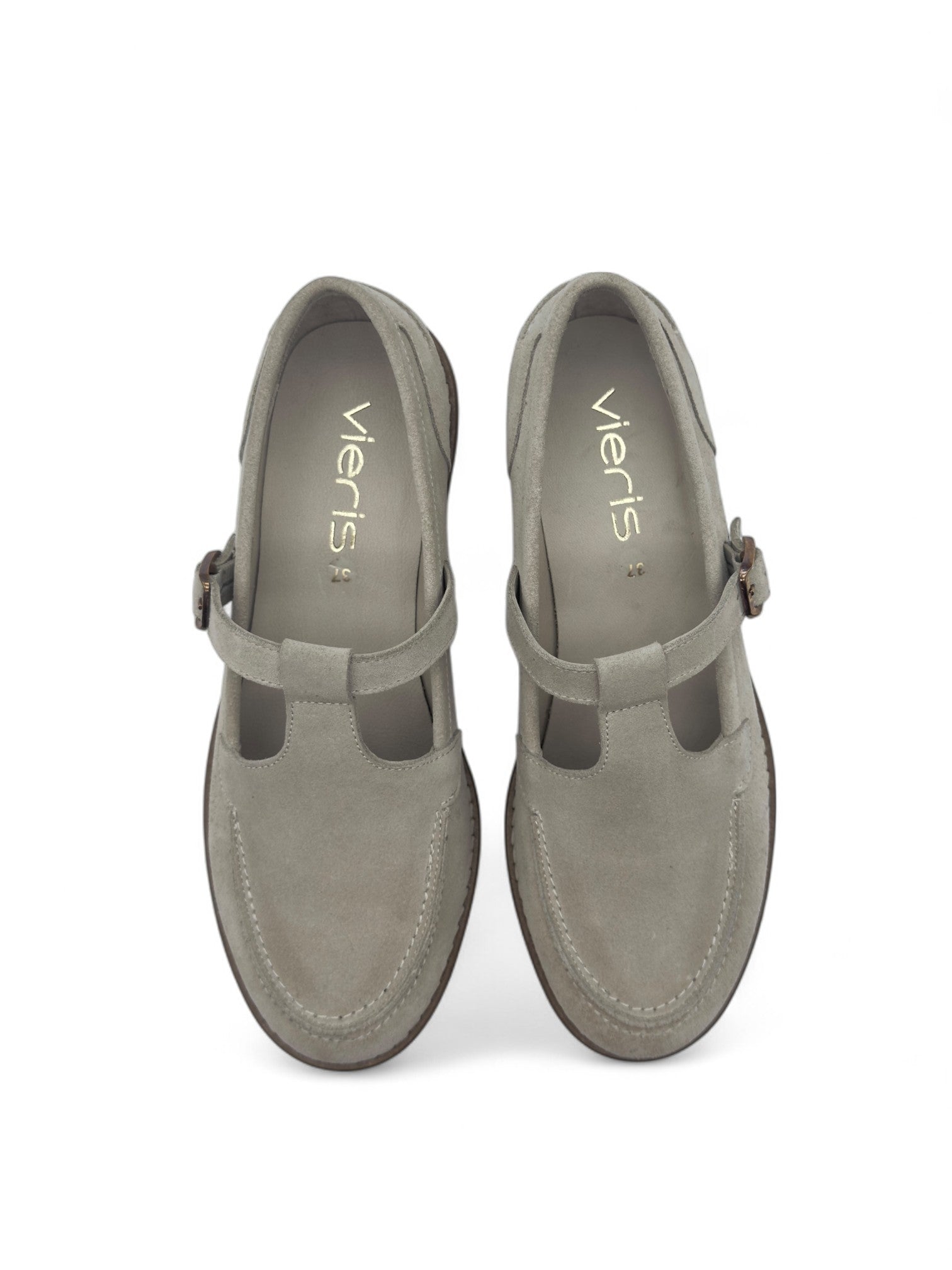 Javelle Bej Süet Hakiki Deri Casual Kadın Loafer