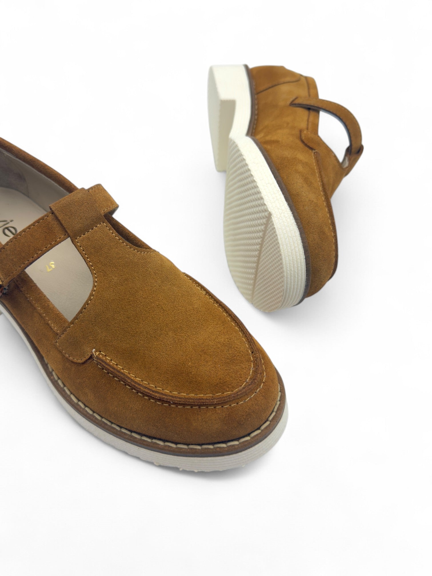 Javelle Taba Süet Hakiki Deri Casual Kadın Loafer