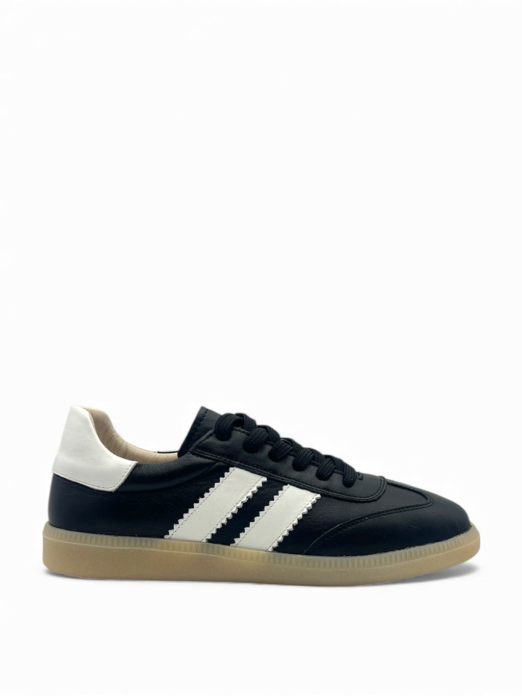 Ruby Siyah Hakiki Deri Günlük Kadın Sneaker
