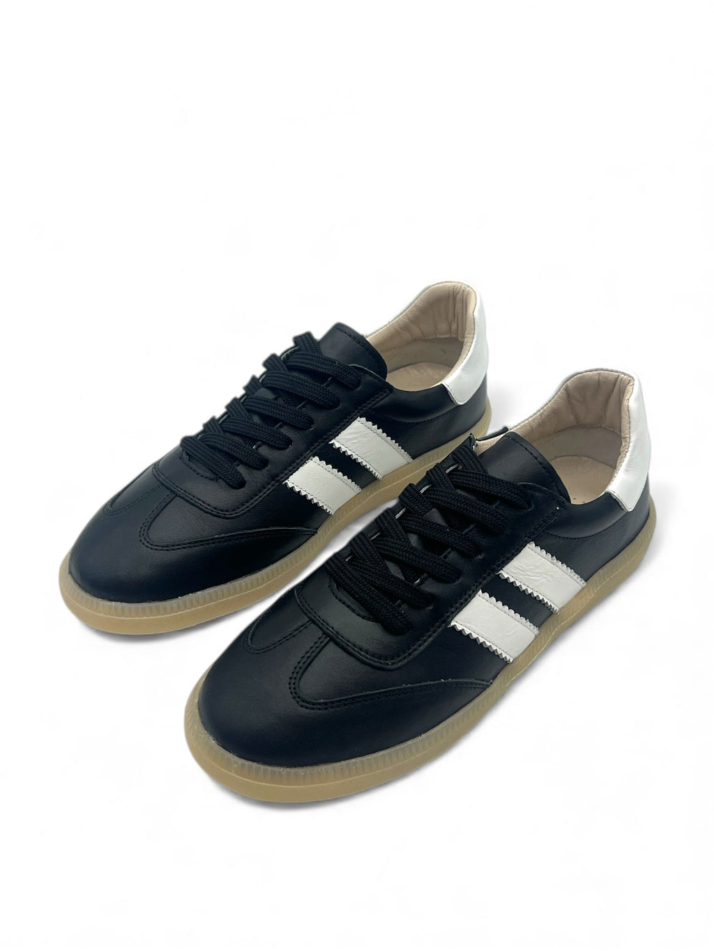 Ruby Siyah Hakiki Deri Günlük Kadın Sneaker