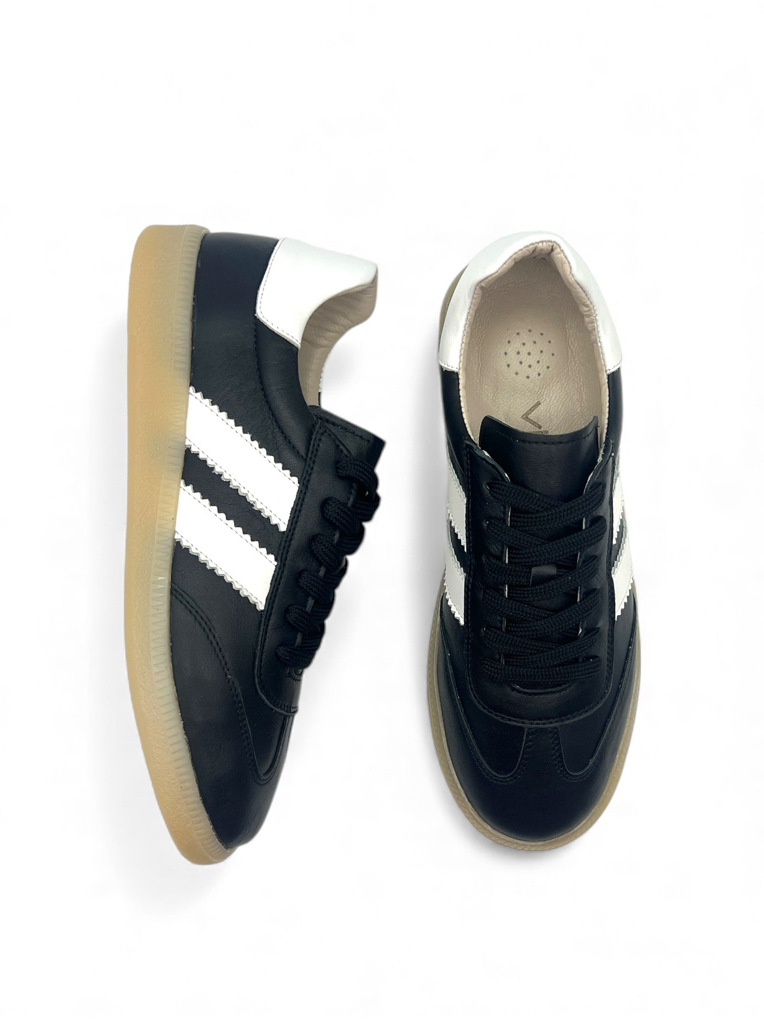 Ruby Siyah Hakiki Deri Günlük Kadın Sneaker
