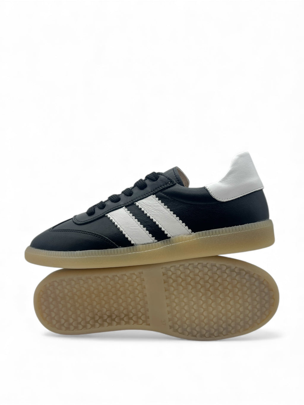 Ruby Siyah Hakiki Deri Günlük Kadın Sneaker