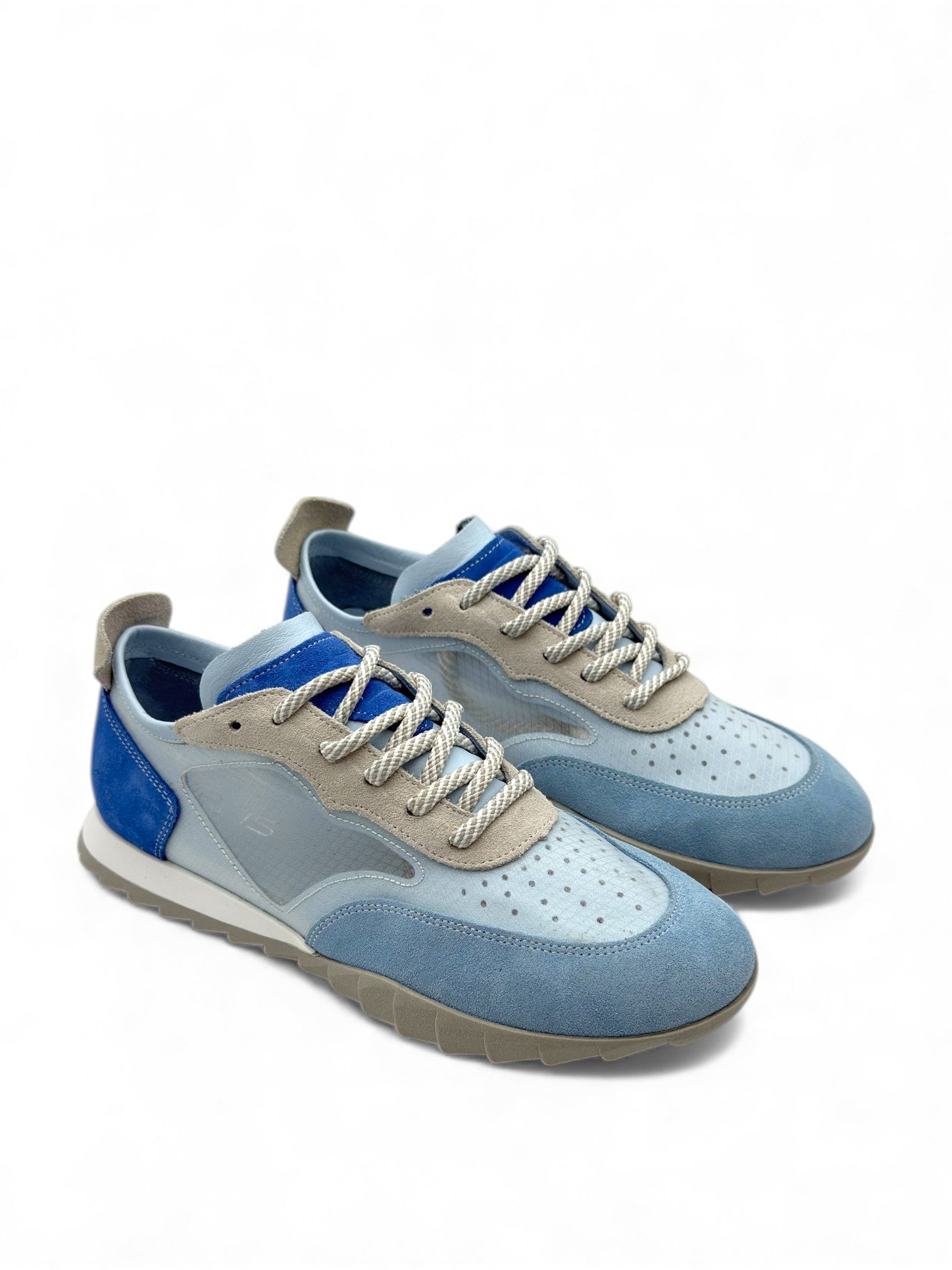 Trenox Mavi Multicolor Hakiki Deri Fashion Kadın Sneaker