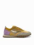 Trenox Lila/Hardal Süet Multicolor Hakiki Deri Fashion Kadın Sneaker